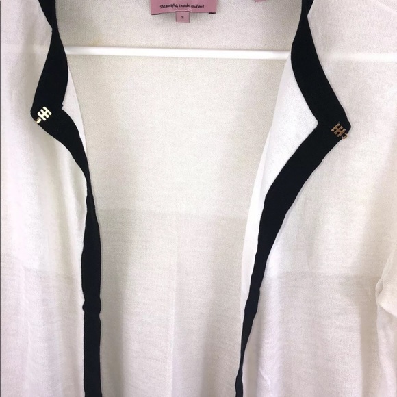 Ted Baker cream knit cardigan size 6 - Picture 4 of 5